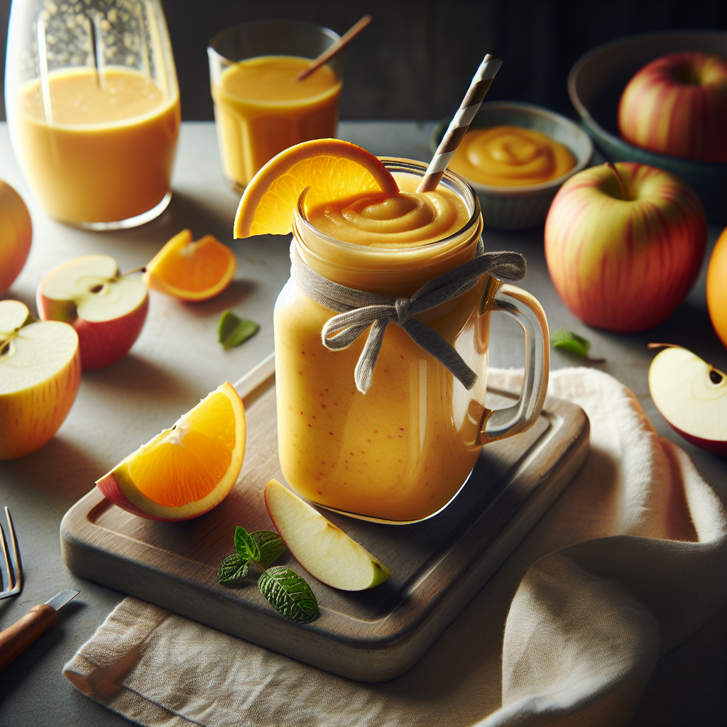 Apfel-Orange-Smoothie