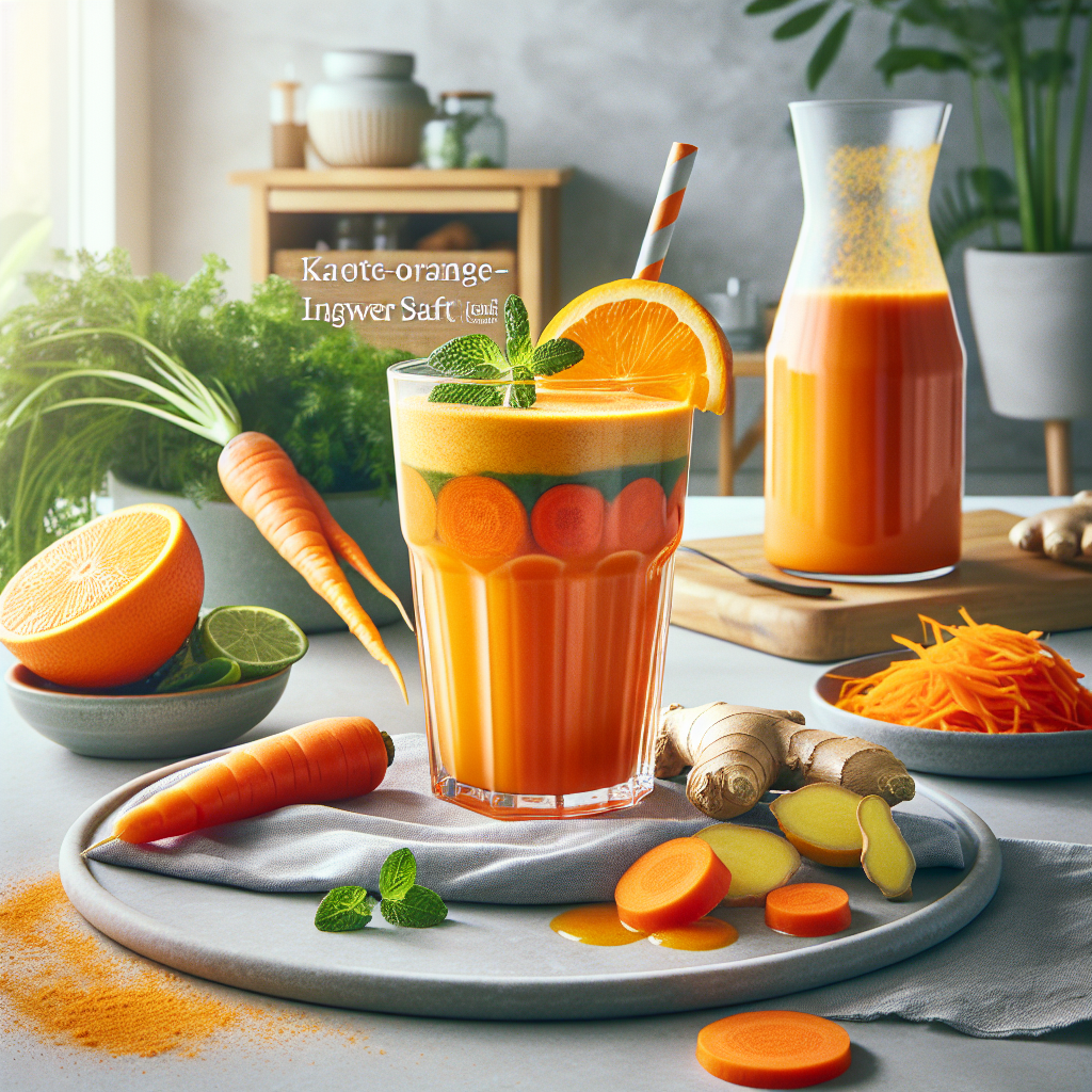 Karotte-Orange-Ingwer-Saft